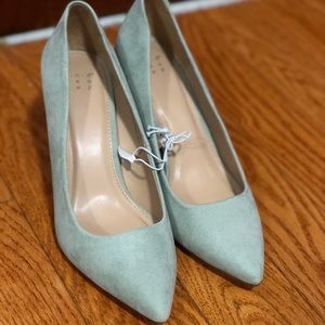 Mint green suede pumps from target 🎯
